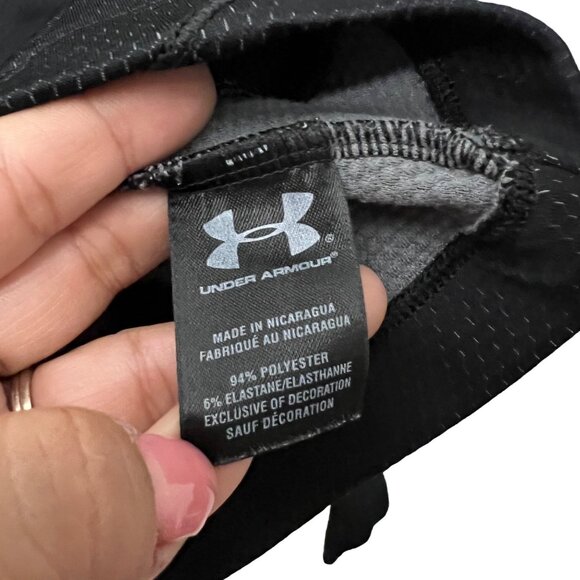 Under Armour Womens Black Cold Gear Fitted 1/4 Zip Pullover Sweater Size Small - Picture 7 of 8